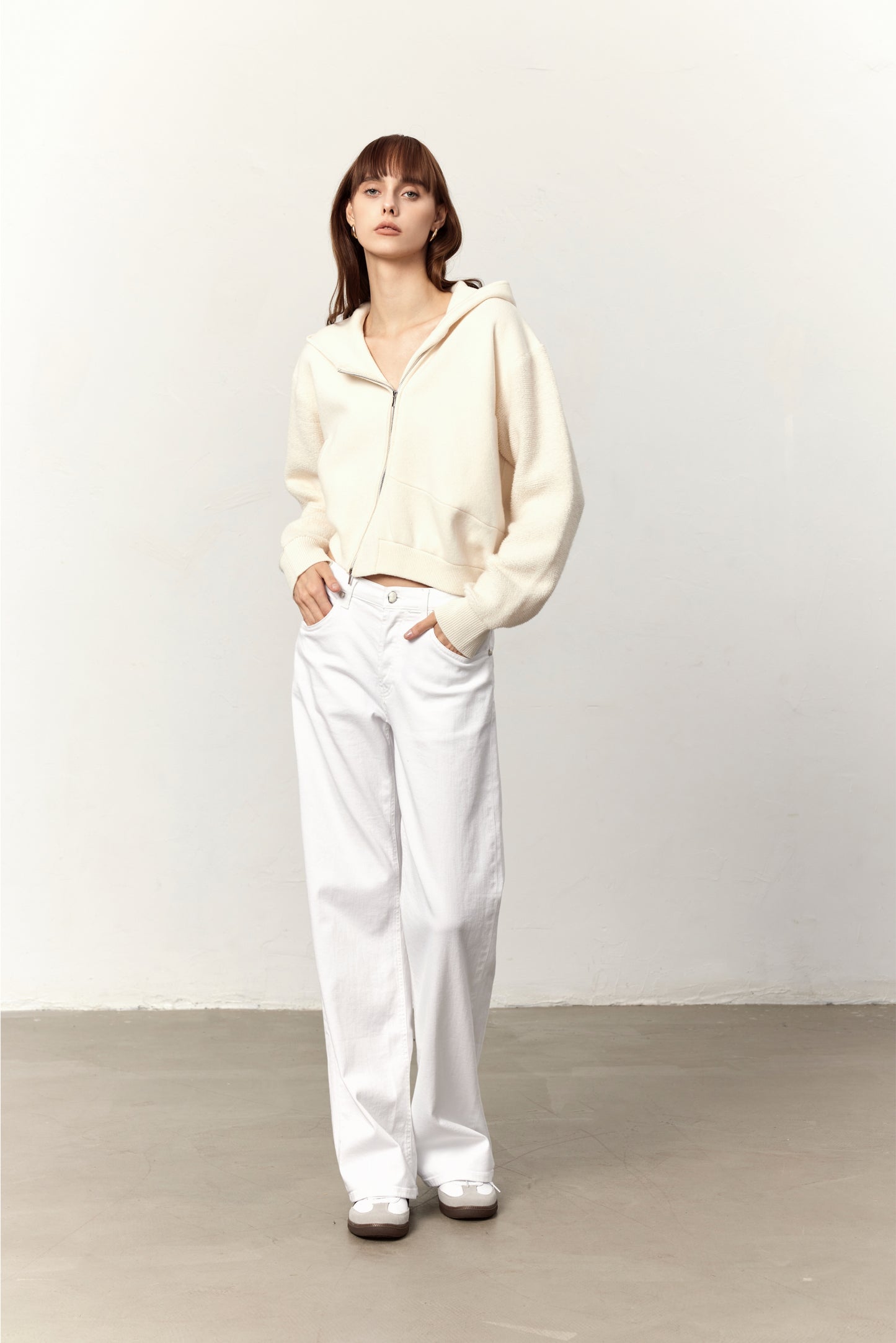 Alou White Wool Jacket