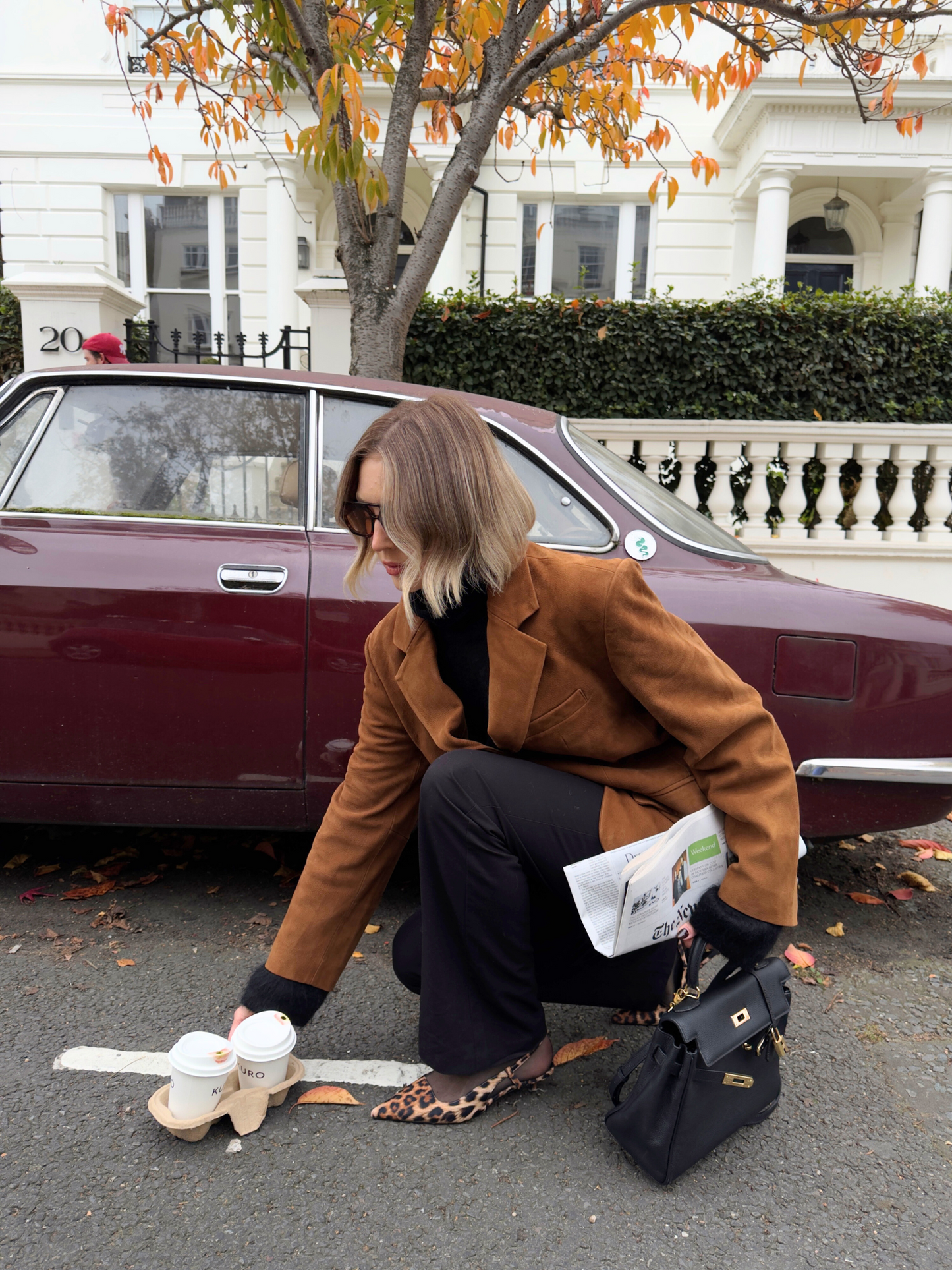 Jan Brown Suede Blazer