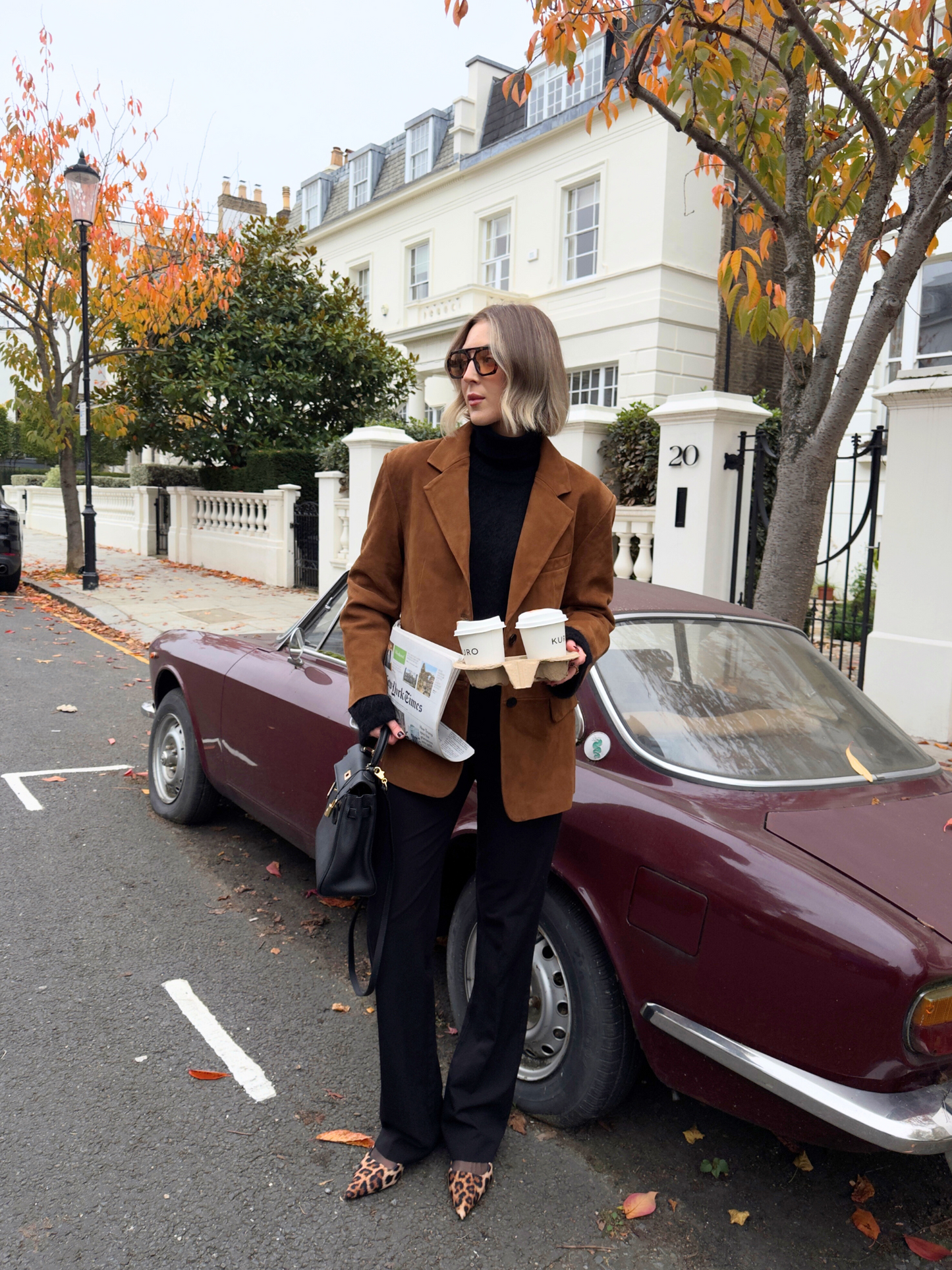 Jan Brown Suede Blazer