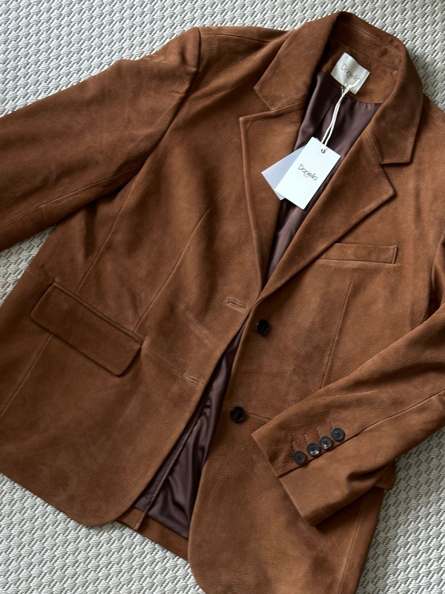 Jan Brown Suede Blazer