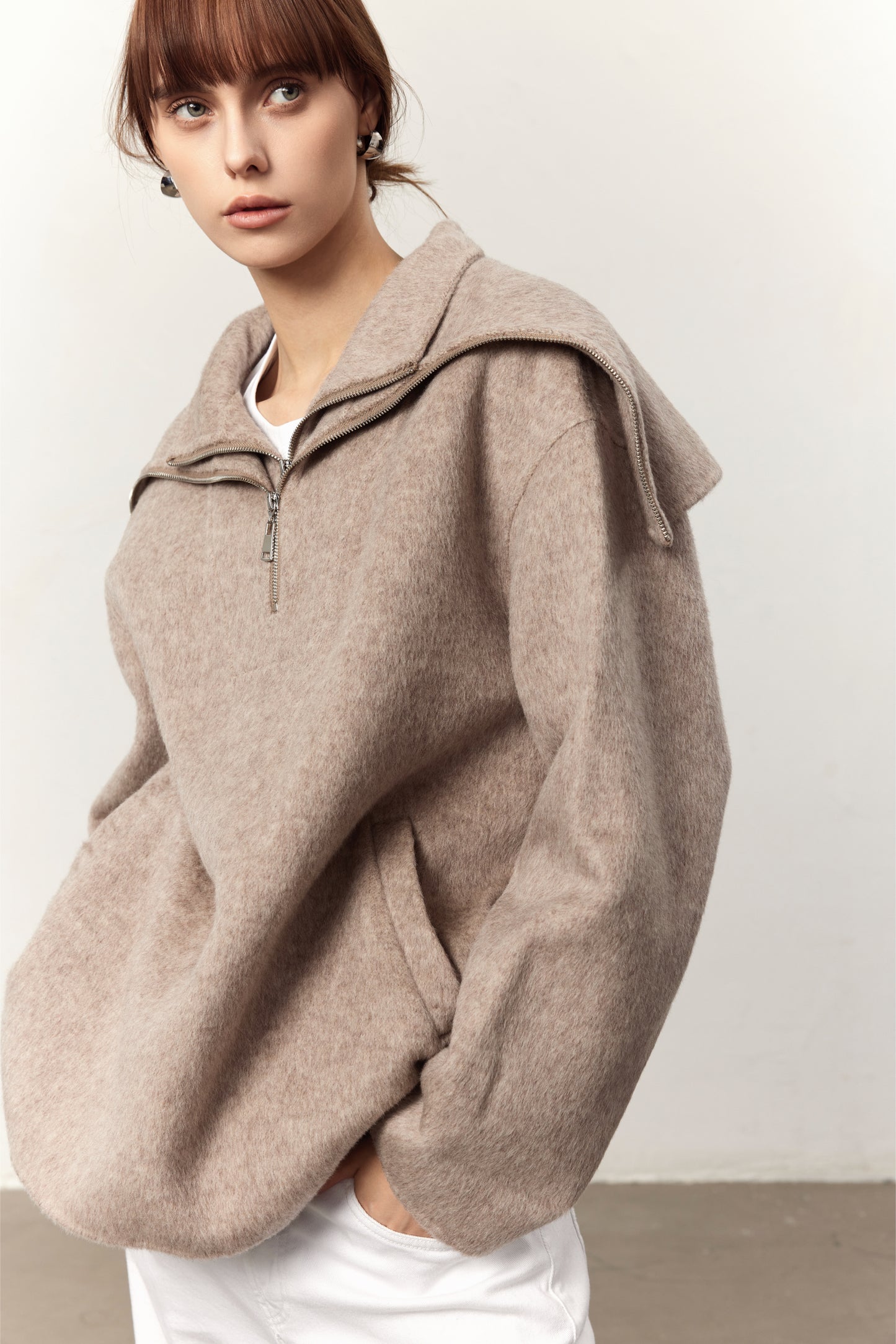 Kendall Camel Wool Pullover