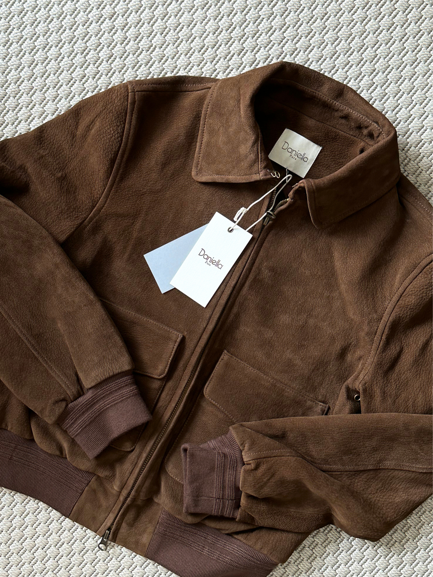 Love Brown Suede Bomber