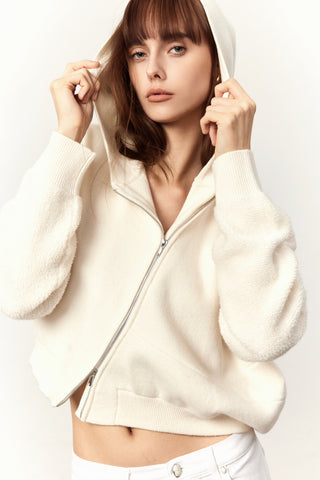 Alou White Wool Jacket